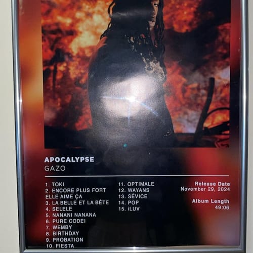 Customer photo review of Apocalypse Gazo Poster