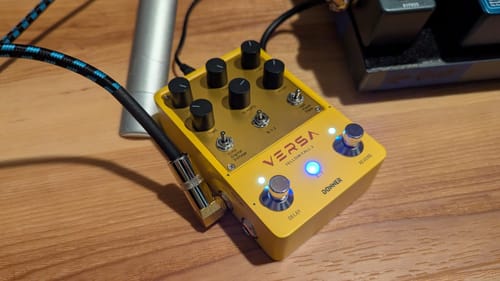 Customer photo review of Donner Yellow Fall II Delay- und Reverb-Pedal