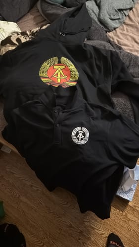 Customer photo review of PREMIUM HOODIE UNISEX • DDR EMBLEM