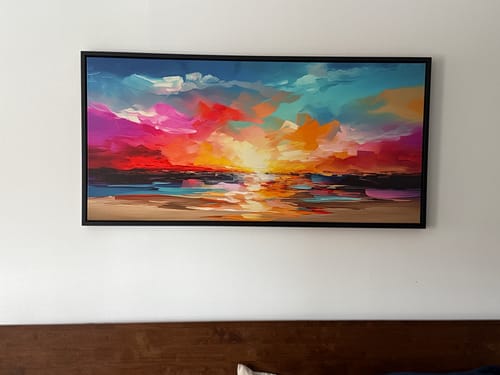 Customer photo review of Painted Summer Ocean Sunrise