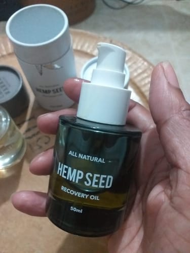 Customer photo review of Hemp Seed Recovery Oil