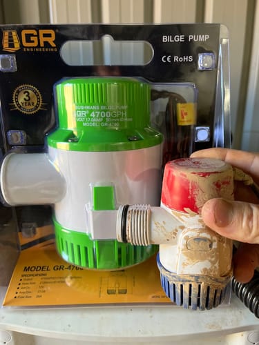 Customer photo review of GR 4700 GPH Bushmans Bilge Pump™