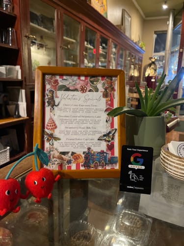 Customer photo review of Zappy Google Review Stand