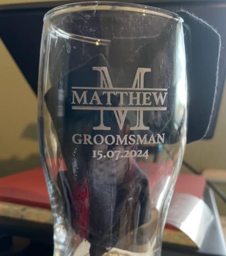 Customer photo review of Cloudray UV-5 5W UV Laser Marking Engraver with 4.3” X 4.3” Scan Area