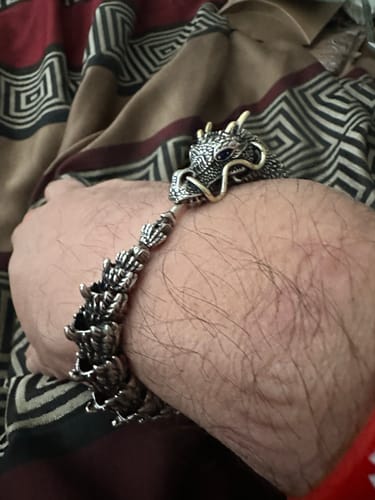 Customer photo review of Mystical Dragon Bracelet