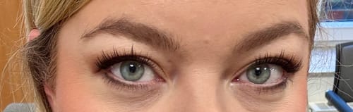 Customer photo review of Bare Naked - Pre-Glued Lashes