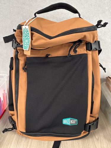 Customer photo review of Blast 28L-38L Extended Mesh Carry On Travel Backpack