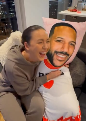 Customer photo review of Best Boyfriend Pillow - Cuddle Buddy Body Pillow