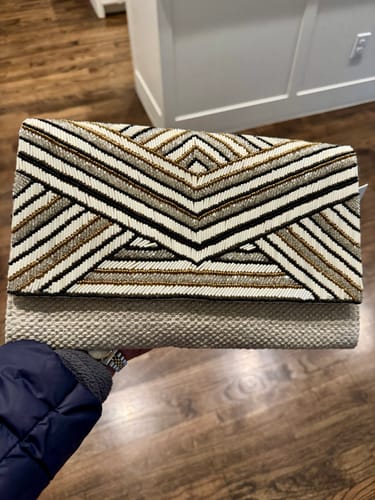 Customer photo review of Glitz and Glam Hand Embellished Clutch