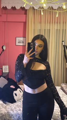 Customer photo review of Δαντέλα Κορσέ Τοπ