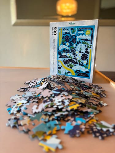 Customer photo review of Photo Collage Puzzle 500 Piece: Photo Jigsaw Puzzles from Your Photos