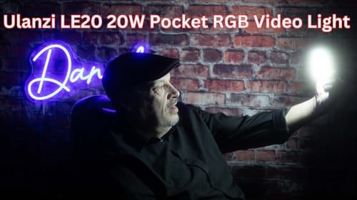 Customer photo review of Ulanzi LE20 20W Pocket RGB Video Light 3200Lx CRI 95+L090