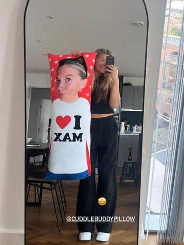 Customer photo review of Best Girlfriend Cuddle Buddy Custom Body Pillow