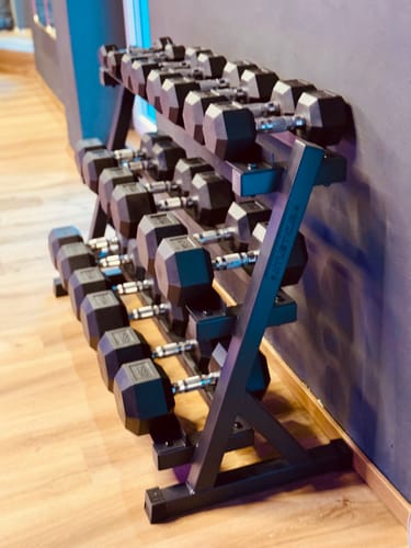 Customer photo review of Hexagon Hantel Set | 2,5 kg - 25 kg