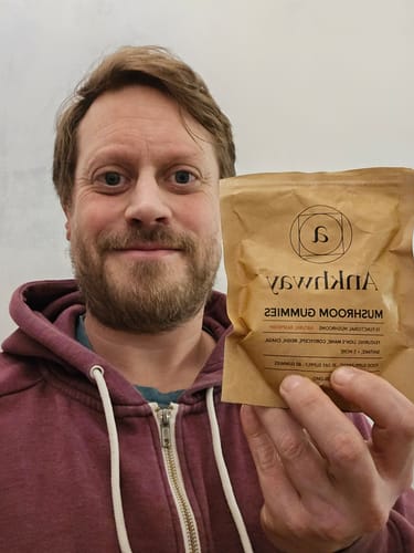Customer photo review of Mushroom Gummies