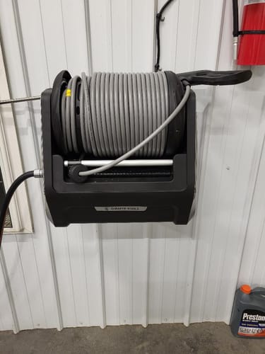 Customer photo review of Grandfalls Retractable Pressure Washer Plus
