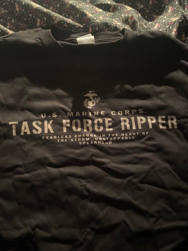 Customer photo review of Task Force Ripper USMC Desert Storm T-Shirt