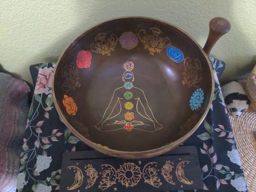 Customer photo review of 7 Chakra Singing Bowl