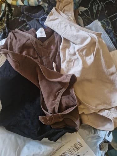 Customer photo review of Snached Shapewear Bodysuit
