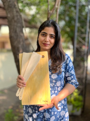 Customer photo review of Chef Bae Tamarind Wood High Density Cutting Board