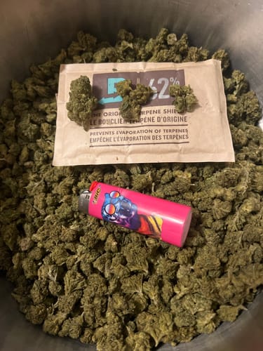 Customer photo review of Cheap THCA Flower Pound (450g)