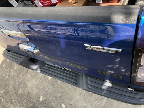 Customer photo review of TAILGATE GUARD CAP PROTECTOR COVER FOR FORD RANGER 2012-2020