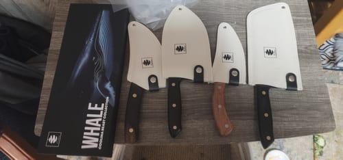 Customer photo review of Altomino Handmade Butcher Knife