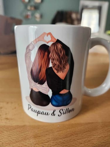 Customer photo review of Mug Personnalisé - Meilleures Amies