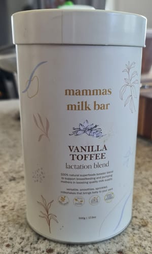 Customer photo review of Vanilla Toffee Lactation Blend