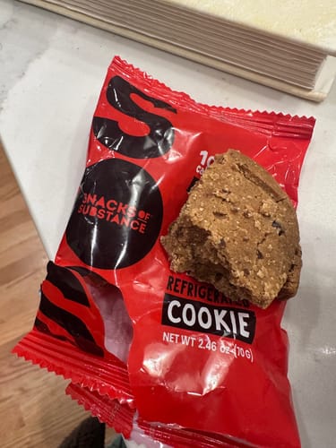 Customer photo review of Cookie Dough Chocolate Chip Cookie - 6 Cookies