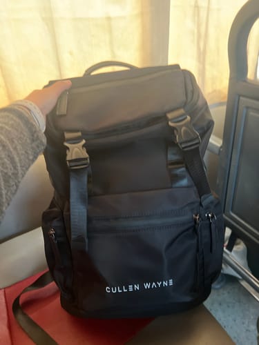 Customer photo review of The Commuter Backpack