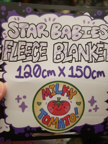 Customer photo review of Star Baby Throw Blanket