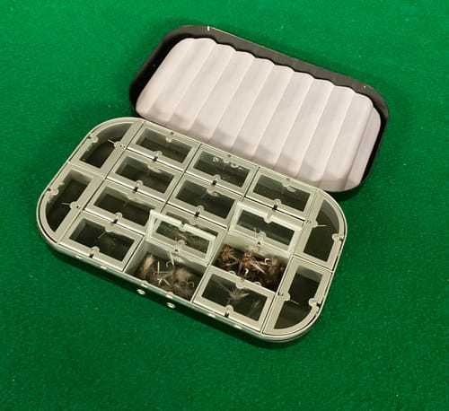 Customer photo review of JHFLYCO Aluminum Fly Box