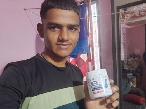 Customer photo review of Wellcore - Pure Micronised Creatine Monohydrate (122g, 33 Servings) Fruit Fusion