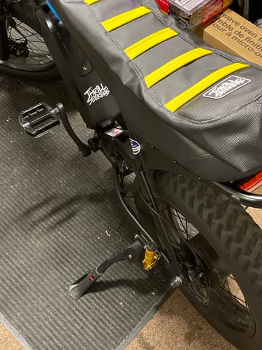 Customer photo review of Custom Seat Cover: Macfox X1