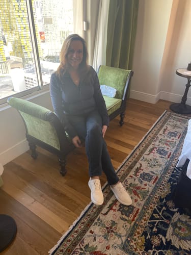 Customer photo review of STQ Womens Slip On Casual Shoes for Women | Lightweight Canvas Sneakers | Memory Foam Loafers Shoes