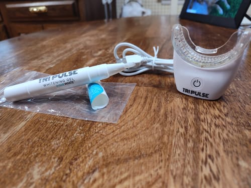 Customer photo review of Tri Pulse™ Whitening Kit