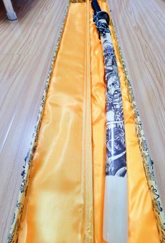Customer photo review of Ironwood General Katana (Natural Wood Grain)