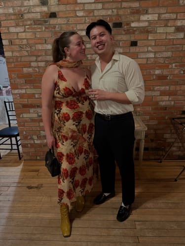 Customer photo review of Alicia Maxi Dress by For Love and Lemons - RENTAL