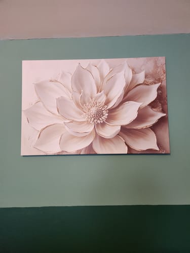 Customer photo review of Nature Wall Art: Ethereal Bloom