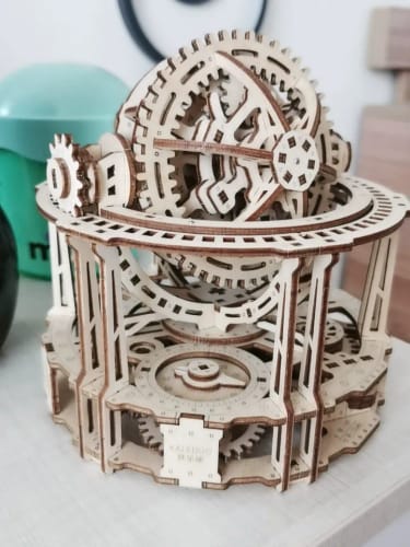 Customer photo review of Spherical Tourbillon Chronograph 3D Wooden Puzzle