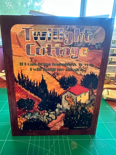 Customer photo review of Magical Homes Book Nook Miniature Kit