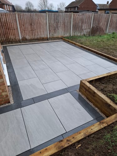 Customer photo review of Kandala - Grey Porcelain Paving Tiles - 900 x 600 x 20mm