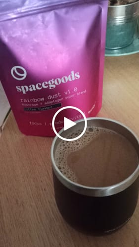 Customer video review of rainbow dust