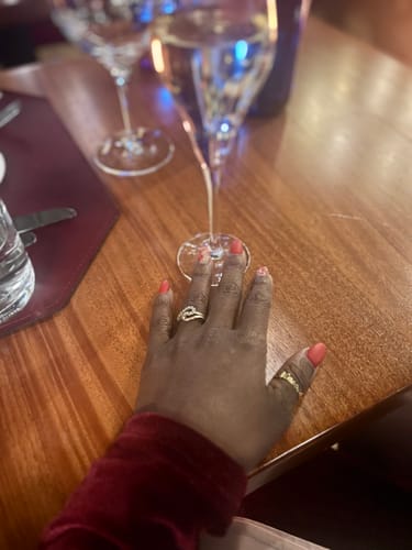 Customer photo review of 'Blessed' 18k Gold Ring