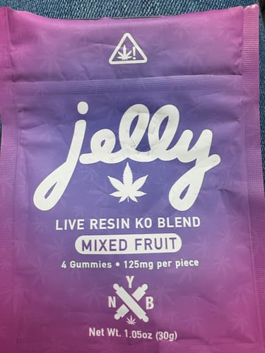Customer photo review of Jelly KO Live Resin Gummies *Warning: High Potency!*