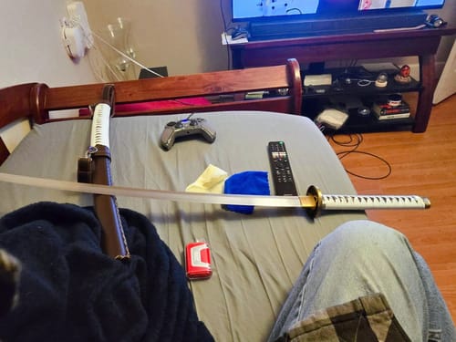 Customer photo review of The Walking Dead Michonne's Katana(Zombie Slayer)