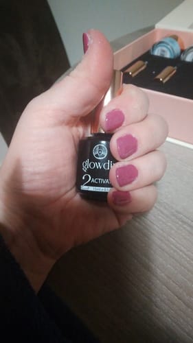 Customer photo review of Grape Punch Dipping Powder