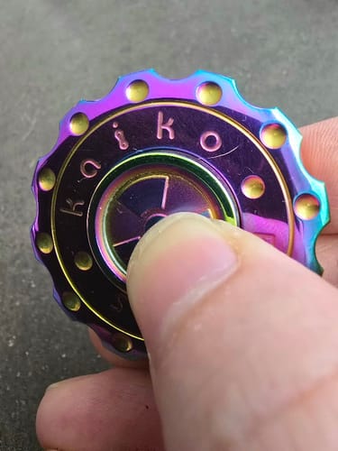 Customer photo review of The Haptic Spinner - Dual Function by Kaiko