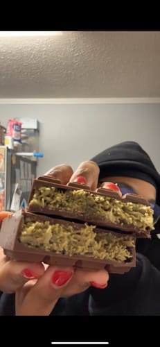 Customer photo review of Knafeh Stuffed Chocolate Bar Refill (Replacement)